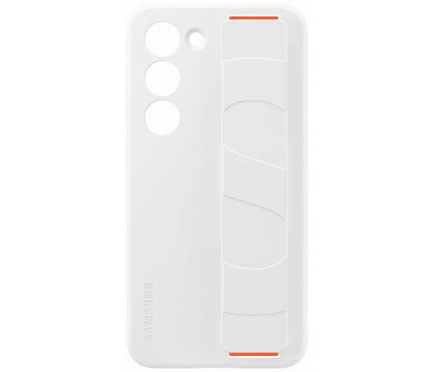 SAMSUNG Silicone Grip Case do Samsung S23 Biały - 1110014 - zdjęcie 2